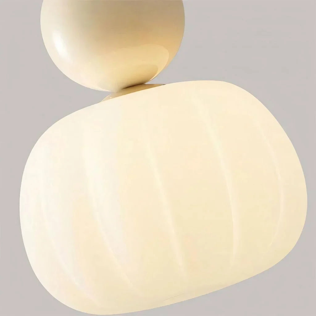 Frendorf | LumiDeco Creme Art Deco Pendelleuchte | Elegantes Design | Hochwertige Beleuchtung | Stilvolle Innenräume