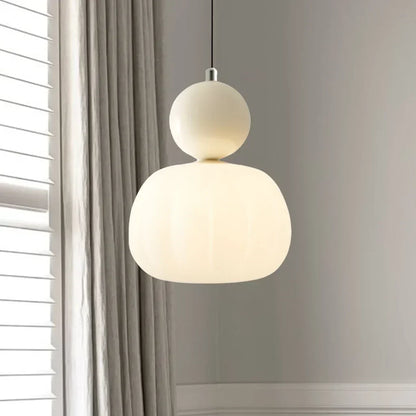 Frendorf | LumiDeco Creme Art Deco Pendelleuchte | Elegantes Design | Hochwertige Beleuchtung | Stilvolle Innenräume