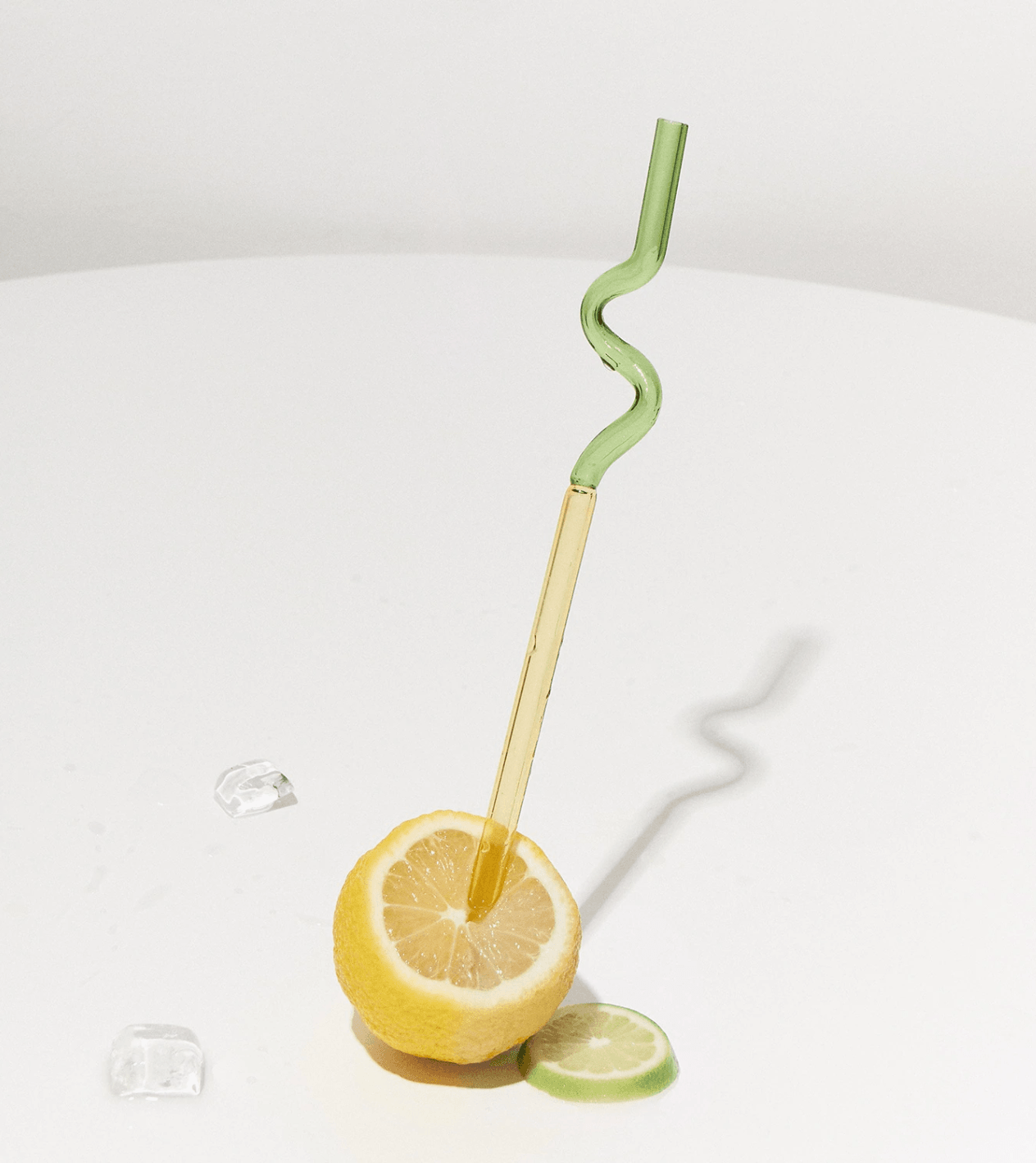 Frendorf | GlassLuxe Twist Glasstrohhalm Set | Bunte Trinkhalme | Nachhaltig & Wiederverwendbar | Für Cocktails & Smoothies