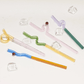 Frendorf | GlassLuxe Twist Glasstrohhalm Set | Bunte Trinkhalme | Nachhaltig & Wiederverwendbar | Für Cocktails & Smoothies