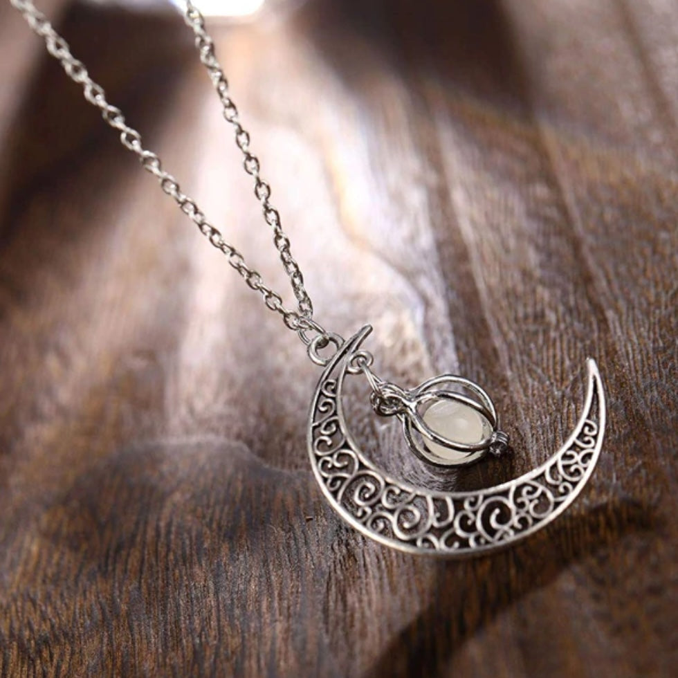 Frendorf | Glow Mondstein Kette️ | Schmuck