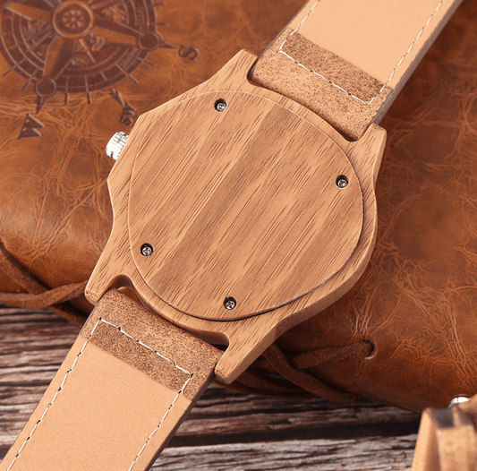 Frendorf | Bambus Holz Uhr Quartz