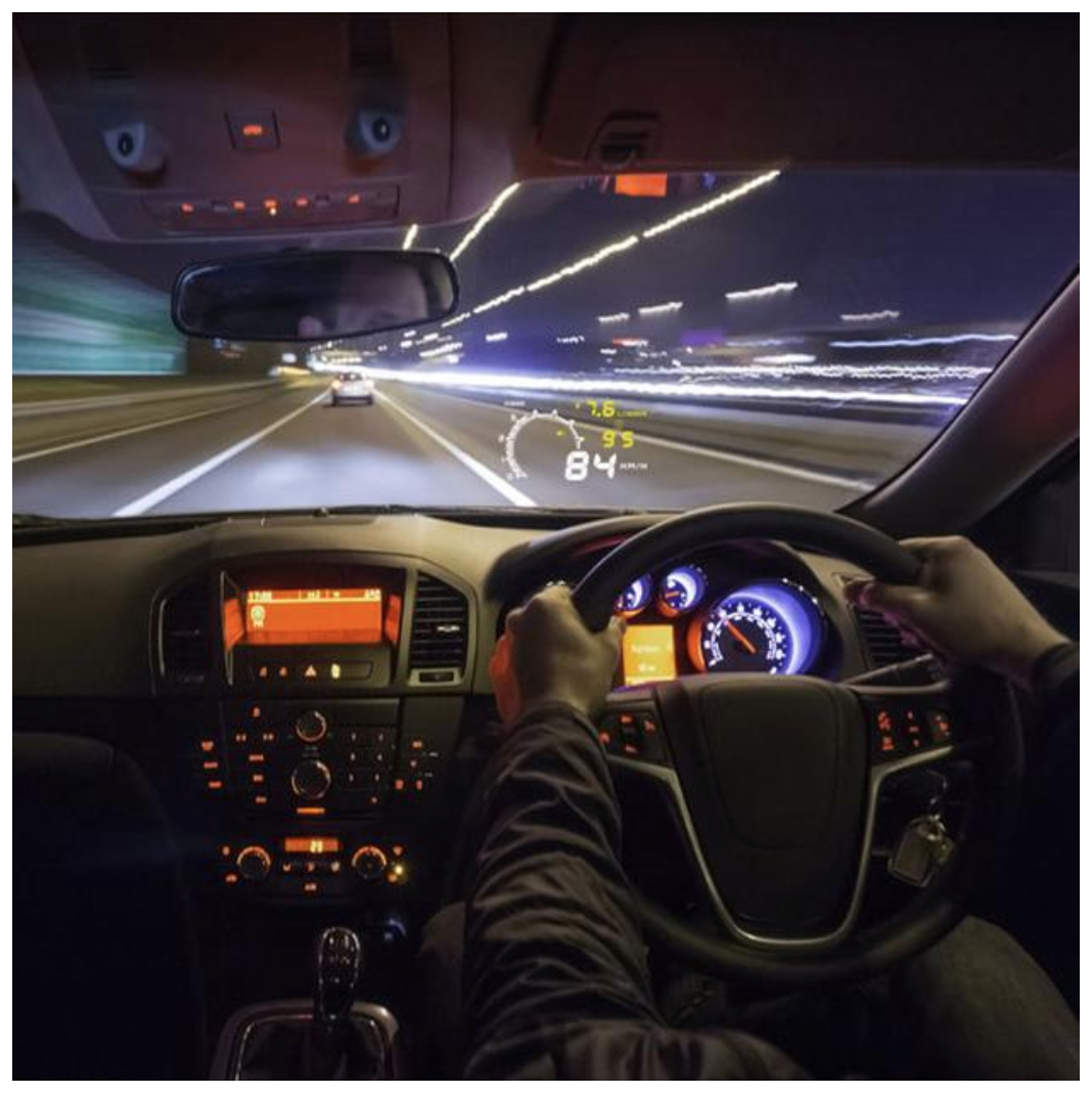 Frendorf | Auto-Head-Up-Display (HUD), 5,5-Zoll-Projektor, Geschwindigkeitskraftstoffwarnung, Kilometerzähler