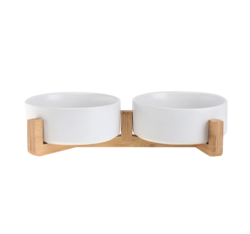 Frendorf | MeowFeast Ceramic Futternäpfe | Rutschfest | Hochwertig | Für Hunde & Katzen | Modernes Design