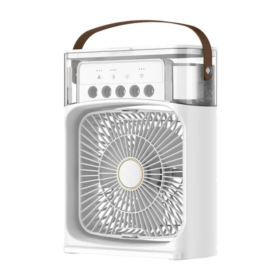 Frendorf | AquaCool Nebelventilator | Tragbarer Luftkühler | Perfekt für Zuhause & Reisen