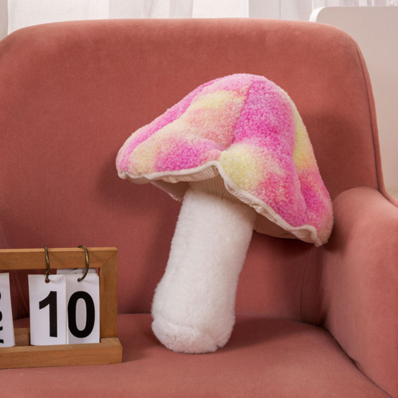 Fluffy Mushroom Kissen