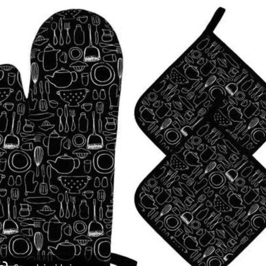 Frendorf | Baumwoll-Ofenhandschuh und Topfhandschuh