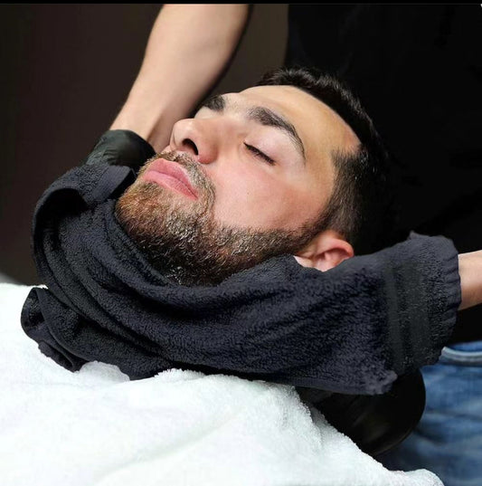 Frendorf | Schwarzes Salonhandtuch