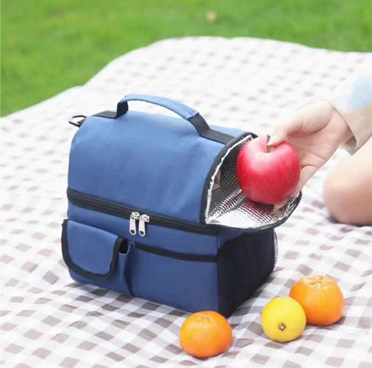Frendorf | Kühltasche mit doppelten Fächern Kleine isolierte Tasche