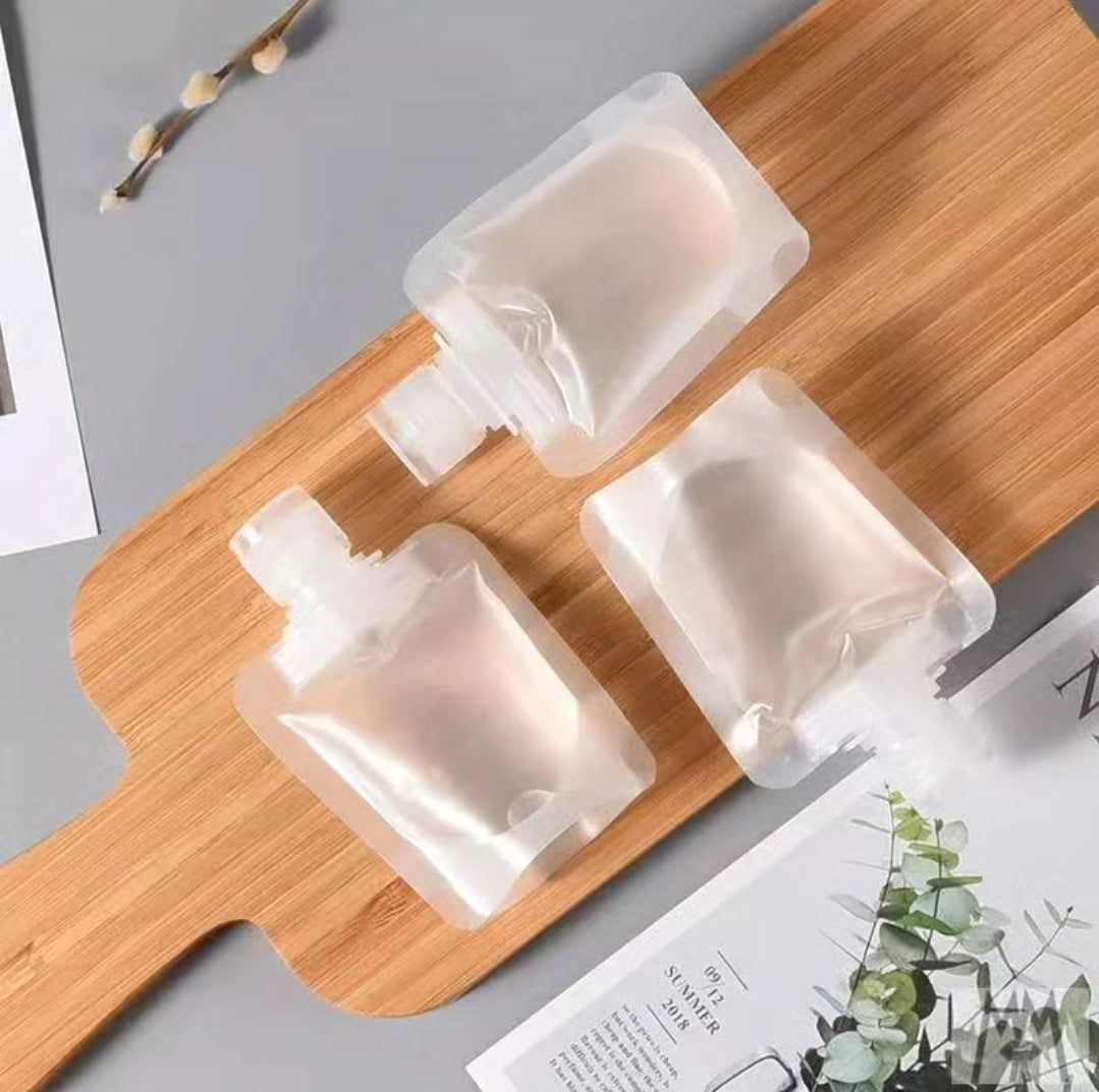 Frendorf | 3 Stück nachfüllbare Lotion Beutel mit Flip-Deckel