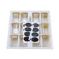 Frendorf | 12 Stück Glas Gewürzglas Set