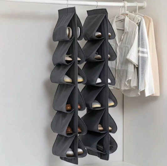 Frendorf | 12Grid hängender Kleiderschrank Organizer 4 Stück