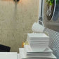 Frendorf | 24-teiliges Kariertes Keramik Dinner Set