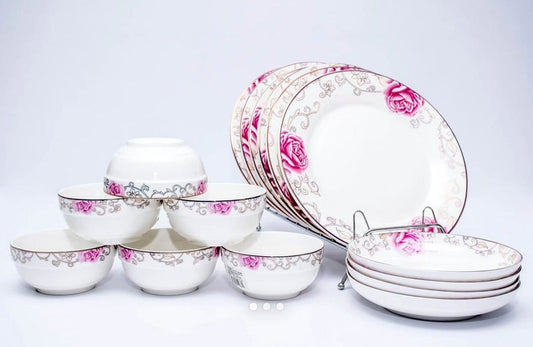 Frendorf | 18-teiliges Bone China Essgeschirrset