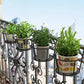 3Pc Über den Balkon BlumenTopfhalter SchwarzNov