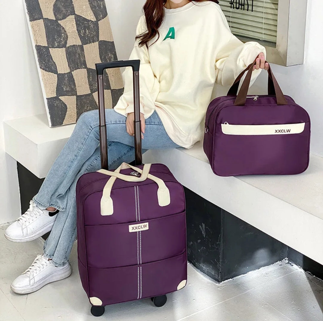 2 in 1 Reisetaschen Trolley-Taschen Handgepäck Taschen