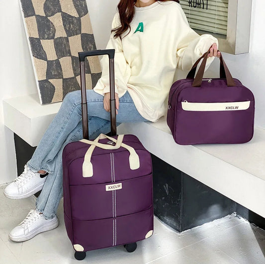 2 in 1 Reisetaschen Trolley-Taschen Handgepäck Taschen