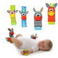 Frendorf | Sensorik-Rassel-Set für Babys mit Hand- und Fußspiel – WackelSpaß (1 kaufen, 1 gratis)