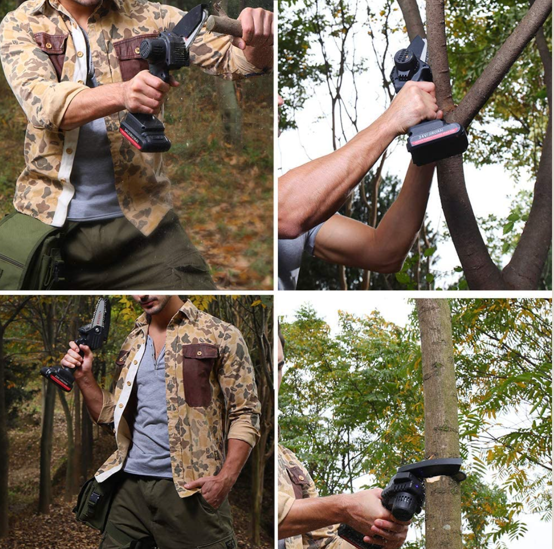 Frendorf | Verbesserte 24V Mini-Kettensäge