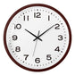 NordWood - Skandinavische Holzwanduhr Minimalistisches Design