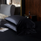 Schwarzes Bettdecken-Set aus ägyptischer Baumwolle mit 700 Fäden