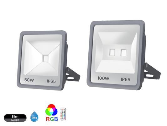 RGB LED Flutlicht mit Fernbedienung