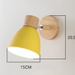 Frendorf - Nordic-modern hanging switch wall lamp made of wood