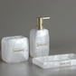 Frendorf | LustraPearl Badezimmer-Set 3-teilig | Elegantes Perlmutt-Design | Luxuriöse Badaccessoires