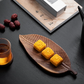 Frendorf | Leafora Walnussblatt Servierplatte | Elegantes Design | Naturinspirierte Tischdekoration | Perfekt für Snacks & mehr