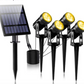 Frendorf | SunScape Solar Gartenleuchten Set | 5-teilig | Kabellos & Wetterfest | Energiesparende LED-Solarleuchten