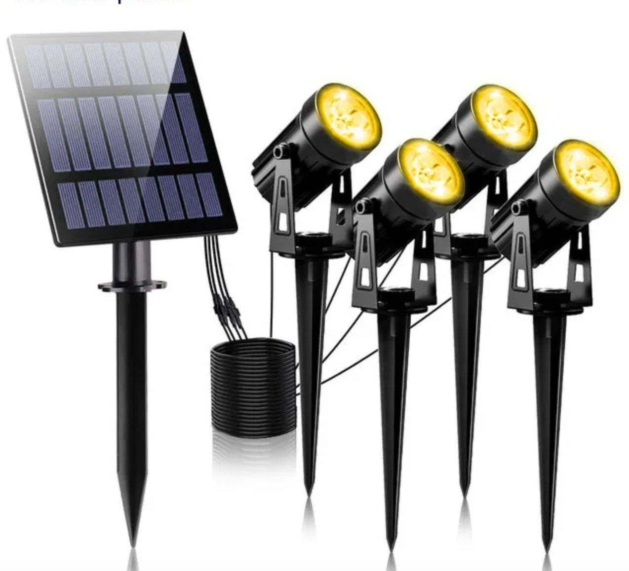 Frendorf | SunScape Solar Gartenleuchten Set | 5-teilig | Kabellos & Wetterfest | Energiesparende LED-Solarleuchten