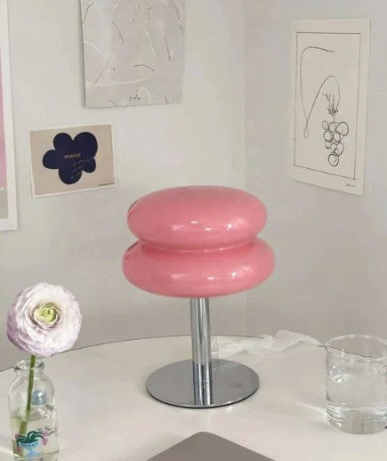 LueurRose - Elegante Dimmbare Glastischlampe