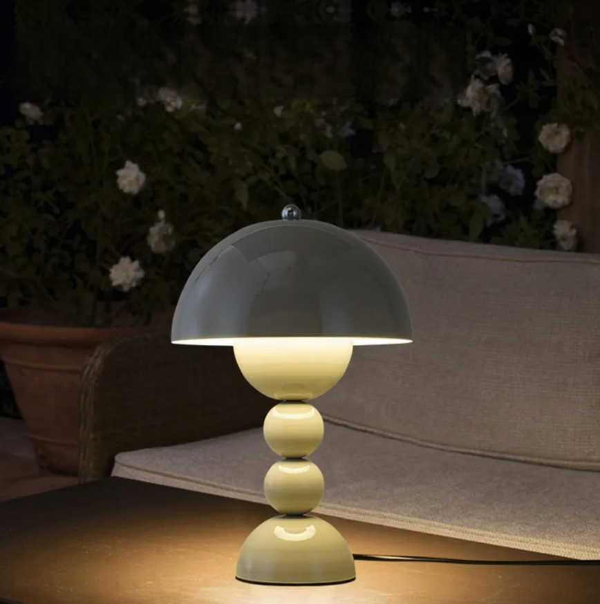 Mushroom Dimmbare LED Tischlampe | USB Wiederaufladbar