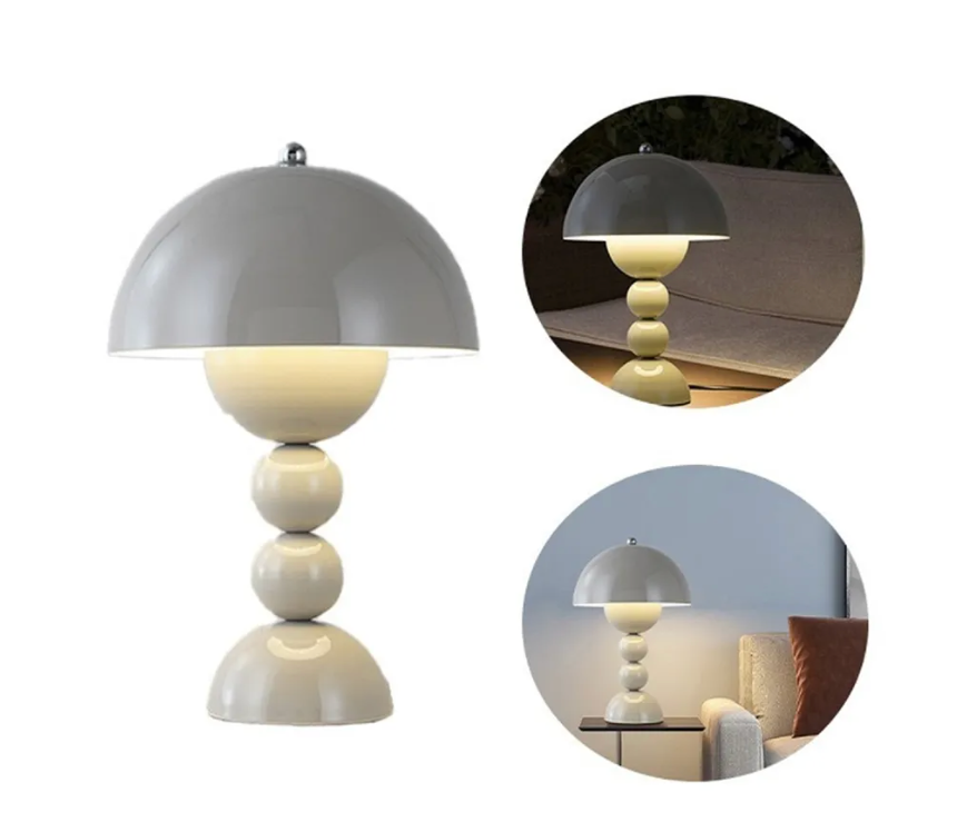 Mushroom Dimmbare LED Tischlampe | USB Wiederaufladbar