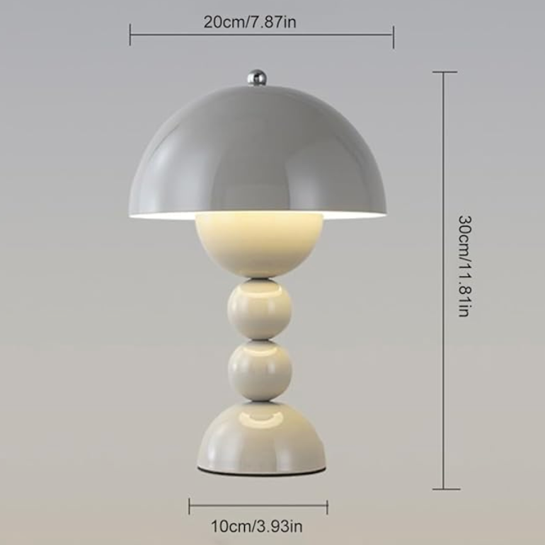 Mushroom Dimmbare LED Tischlampe | USB Wiederaufladbar