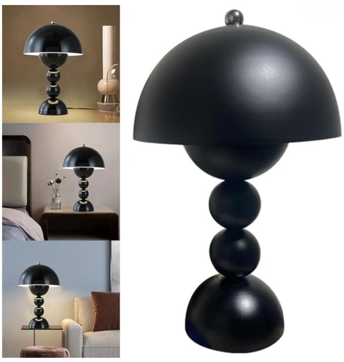 Mushroom Dimmbare LED Tischlampe | USB Wiederaufladbar