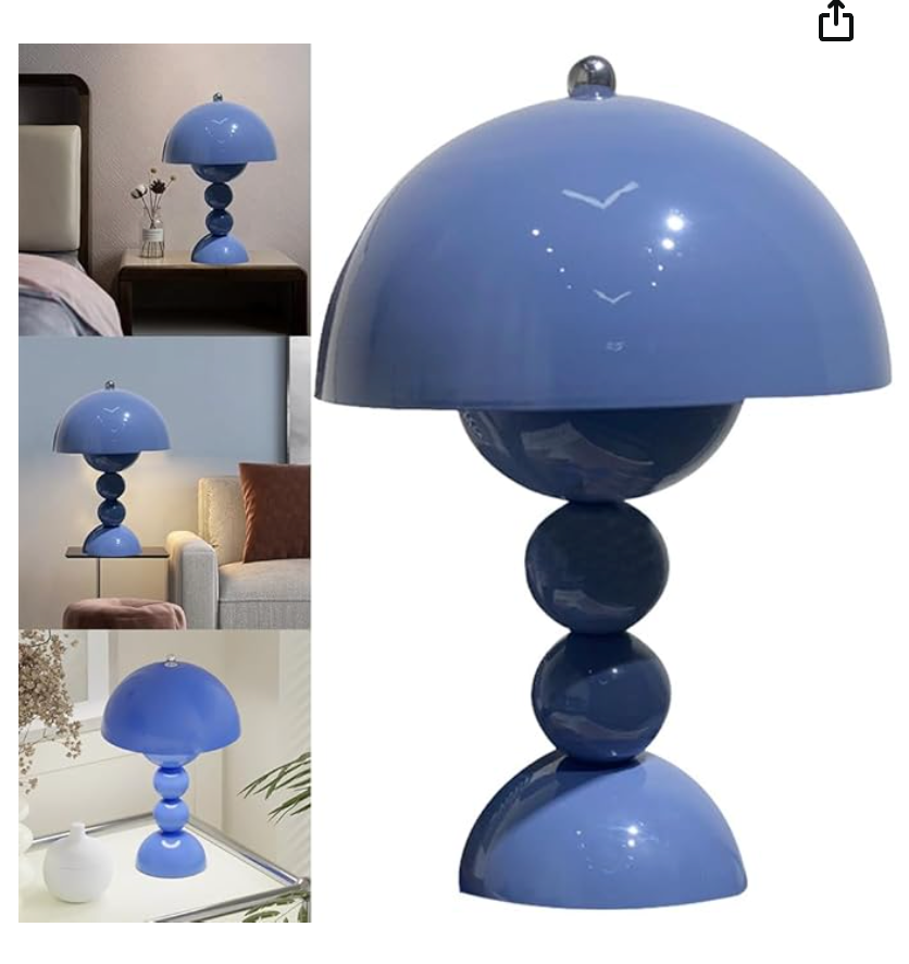 Mushroom Dimmbare LED Tischlampe | USB Wiederaufladbar