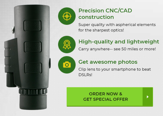 Frendorf | Starscope HD Monokular – Hochleistungs-Wasserdichtes Teleskop mit Smartphonehalter und Stativ