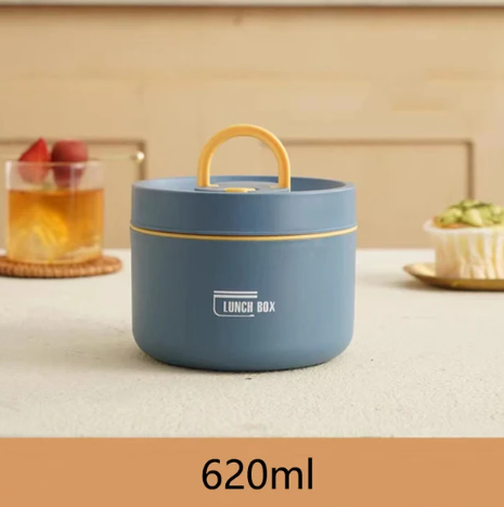 Frendorf | IsoPro™ Mehrschichtige Isolierte Lunchbox | Thermobox für Warm- und Kaltgerichte | GRATIS Tragetasche
