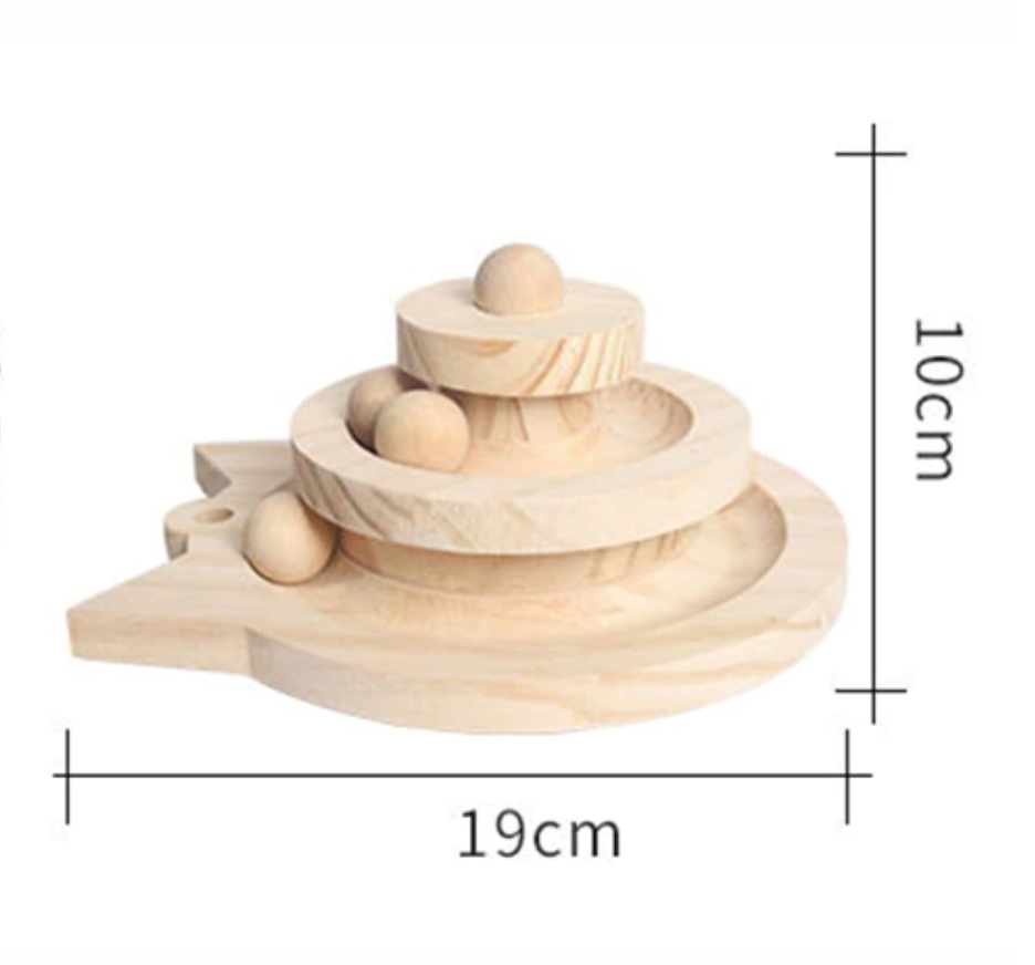 Frendorf |  Holzkugel & Laufbahn Katzenspiel