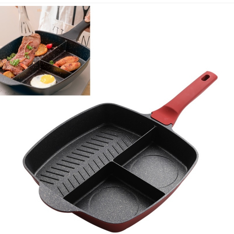 Frendorf | SizzleSplit – 3-in-1 Bratpfanne mit getrennten Sektionen
