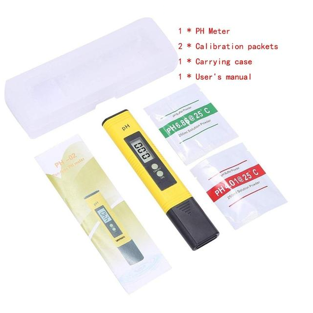 Frendorf | Digitaler LCD-pH-Meter Genauigkeit 0,01 Aquarien Pool pH-Tester für Wasser Wein Urin Autokalibrierung