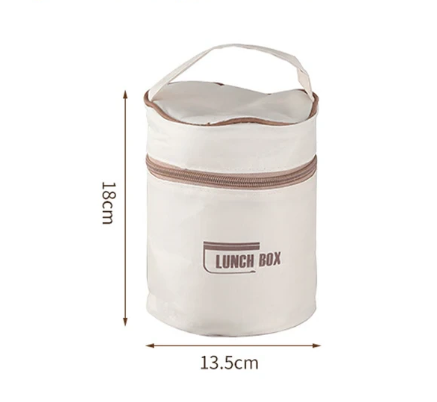 Frendorf | IsoPro™ Mehrschichtige Isolierte Lunchbox | Thermobox für Warm- und Kaltgerichte | GRATIS Tragetasche