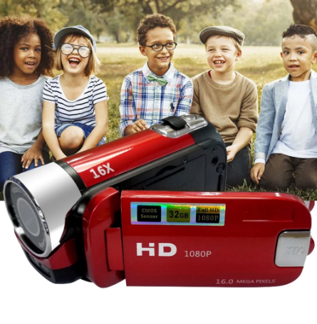 Frendorf | Kamera zum Aufnehmen 1080P Full HD 16 Millionen Pixel Videokamera für Vlogging Nachtsicht
