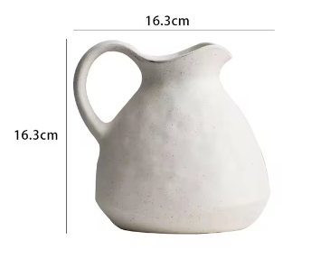 Frendorf | VasaNord Nordische Hochzeitskeramikvase | Minimalistisches Design | Zeitlose Deko für Zuhause & Feiern