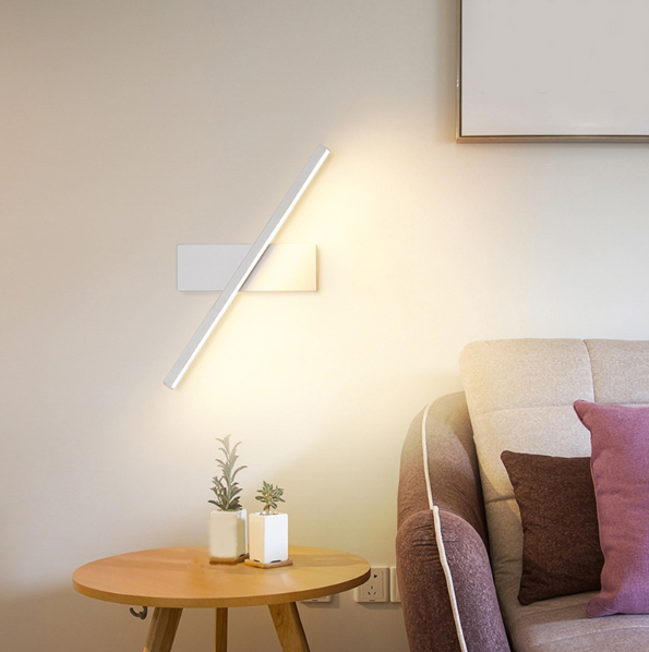 Frendorf | LumaTwist Drehbare Schlafzimmer-Wandleuchte | Modernes LED-Design | Verstellbar | Stimmungslicht