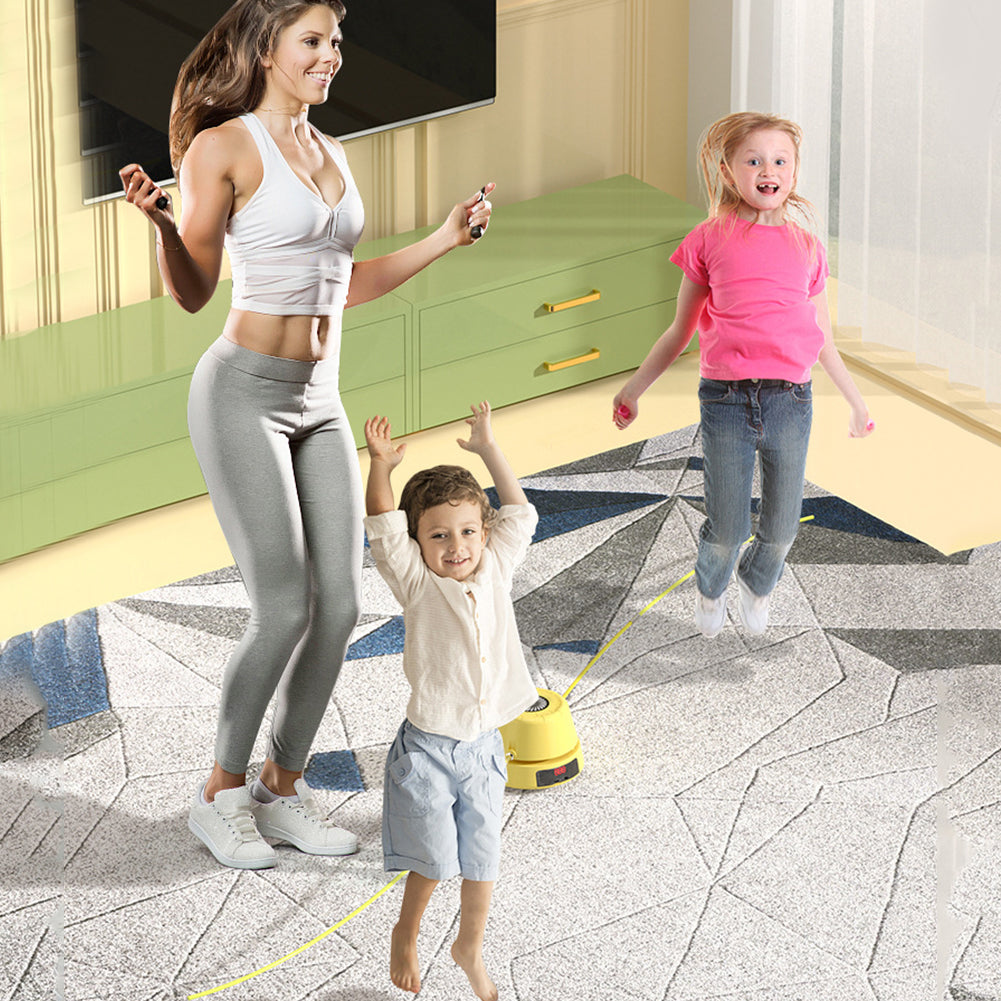 Frendorf | Smart Elektronische Springseilmaschine – Interaktives Kardiogerät für die Familie und Kinder