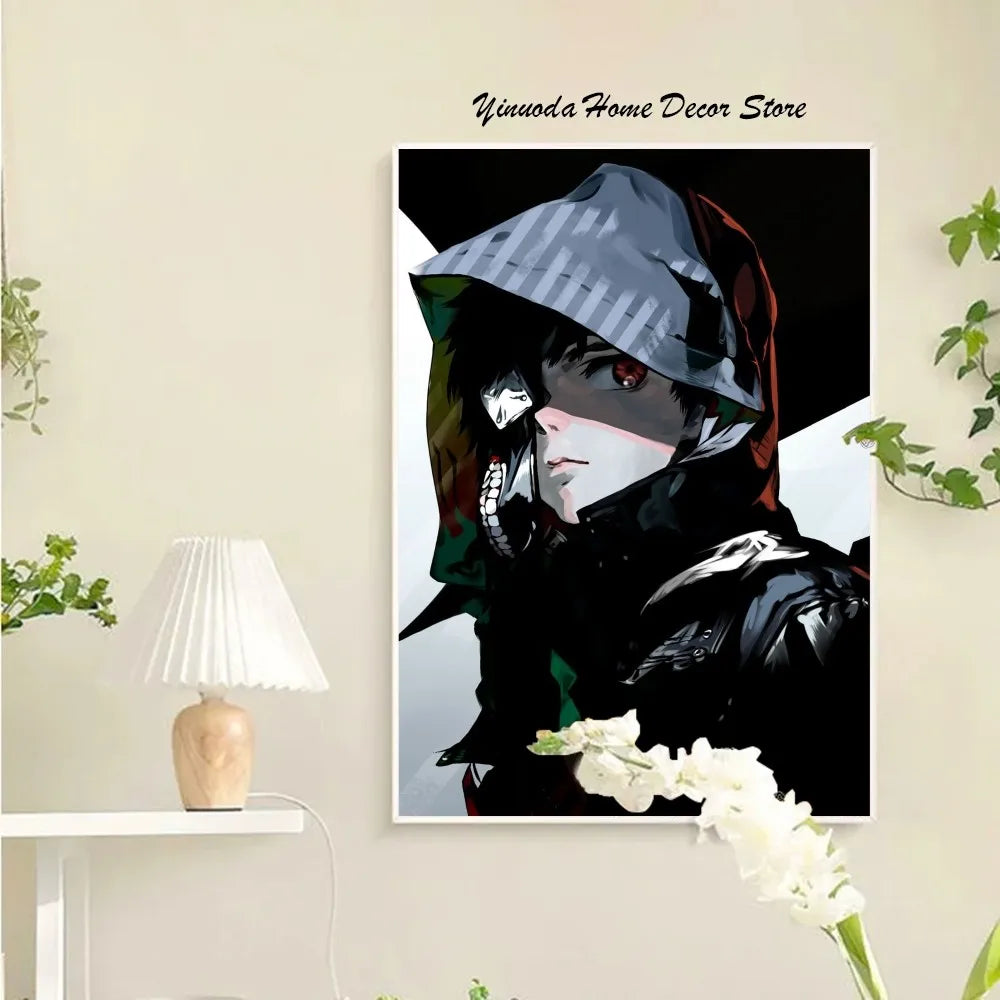 Tokyo Ghoul Anime Poster Wandkunst Wohnkultur Raumdekoration Digitale Malerei Wohnzimmer Restaurant Küchenkunst