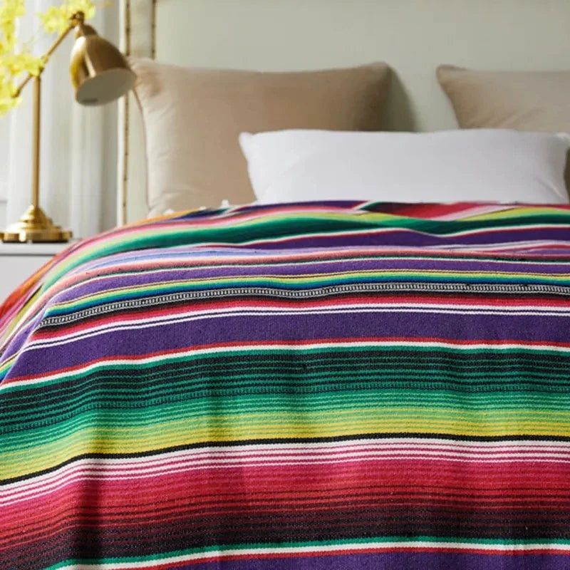 Buntes mexikanisches Serape-Decke