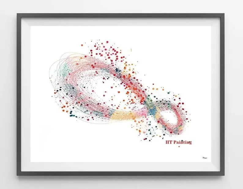 DNA-Genetic-Code-Poster, Einzelhelix-Baumdesign-Leinwandmalerei-Poster für die Wohnkultur Wohnzimmer-Wandkunst für das Schlafzimmer